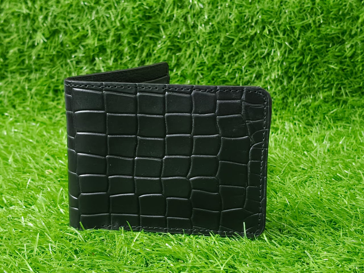 Apex Black Luxury Bi-Fold Wallet