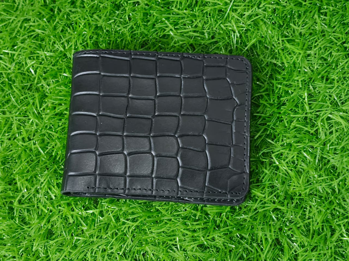Apex Black Luxury Bi-Fold Wallet