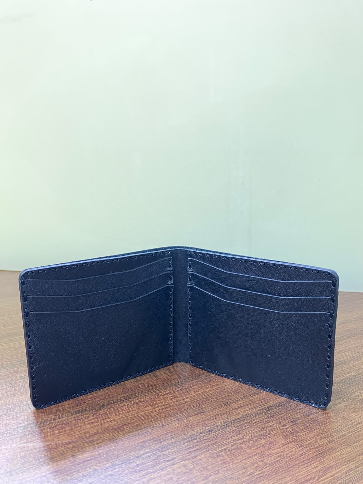 Golden Serpent Leather Wallet & Keychain Combo
