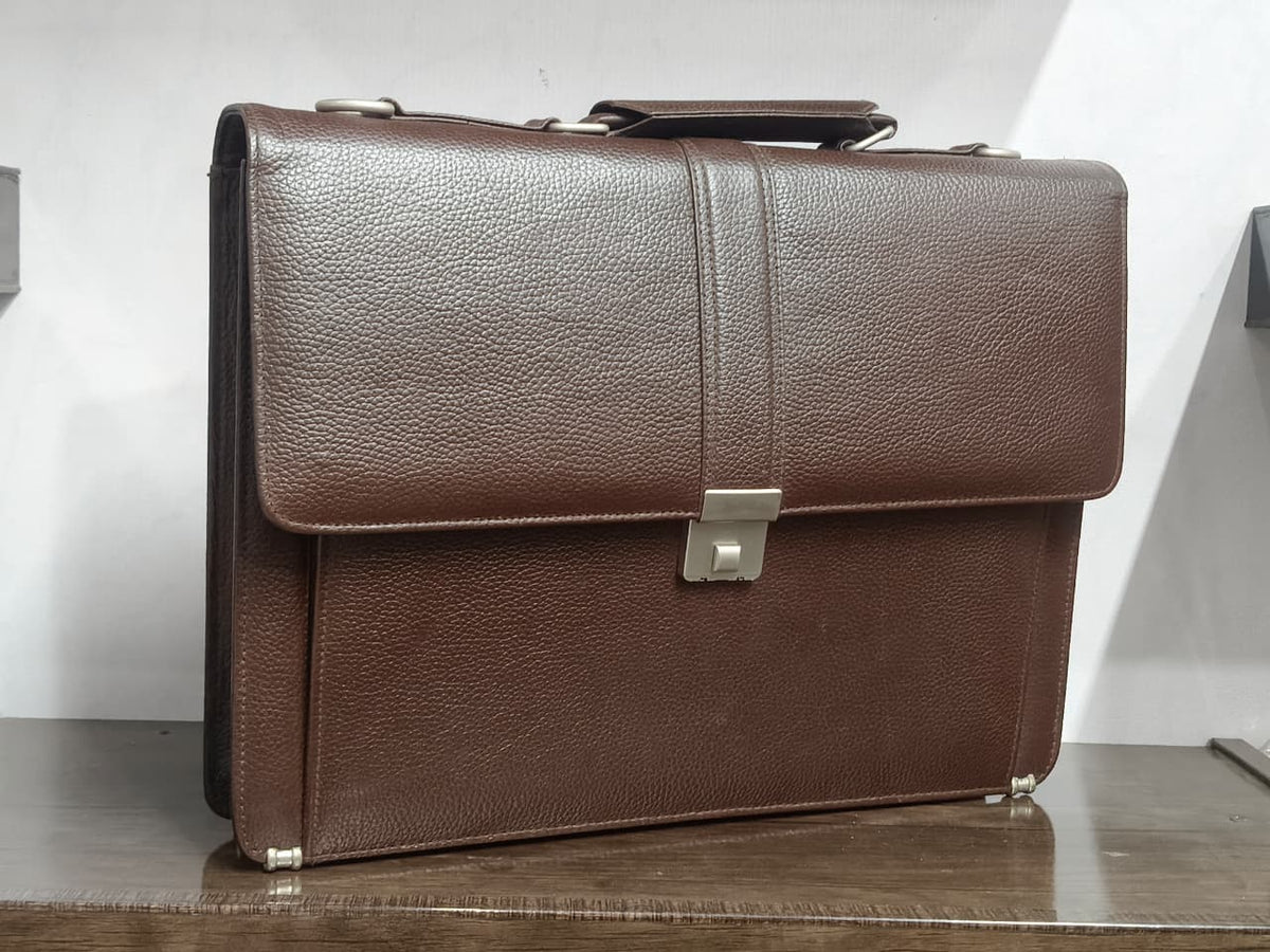 Executive Classic Leather Briefcase
